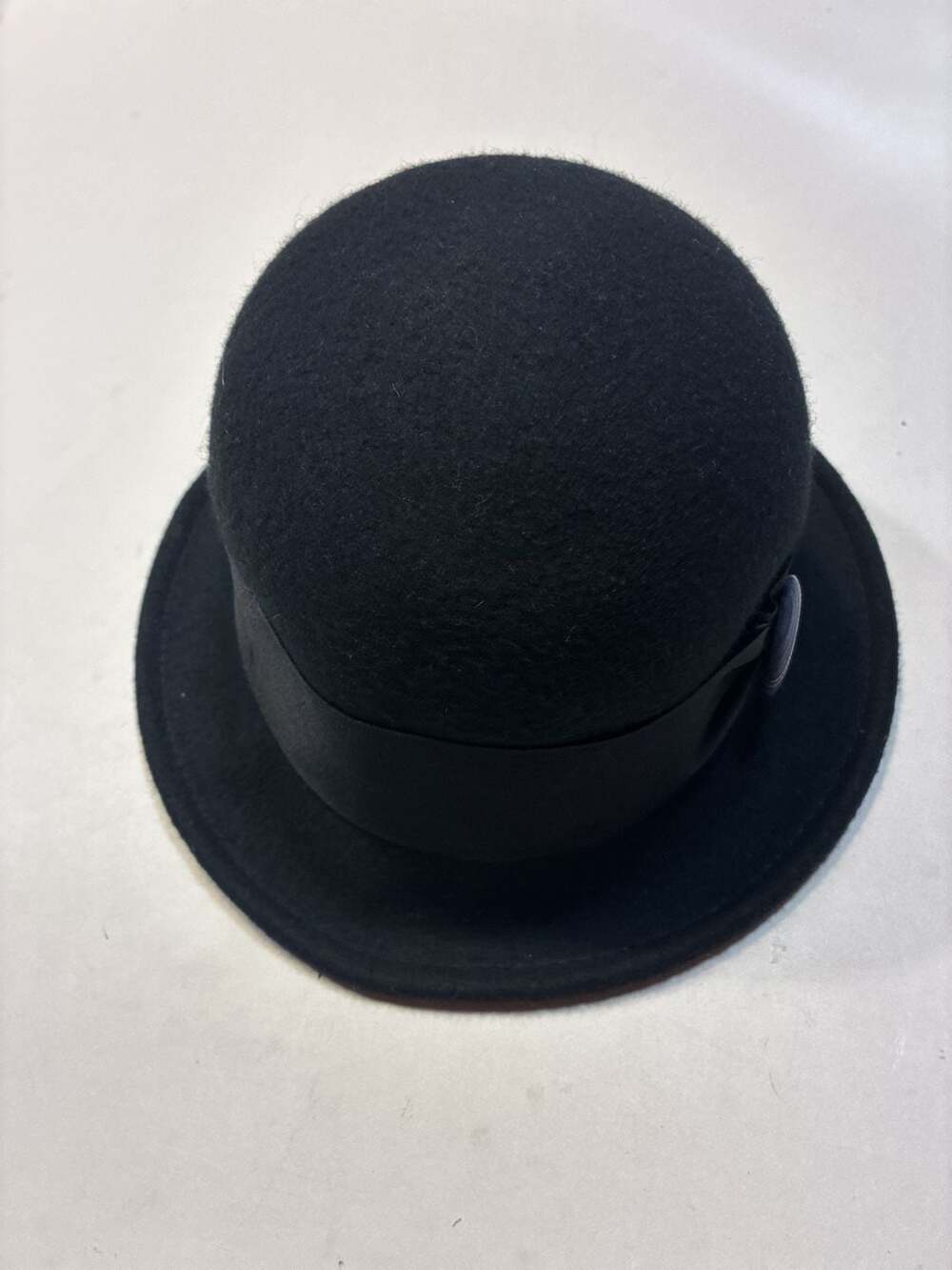 Goorin Bros. Wool Felt Bowler Hat with Striped Button Accent